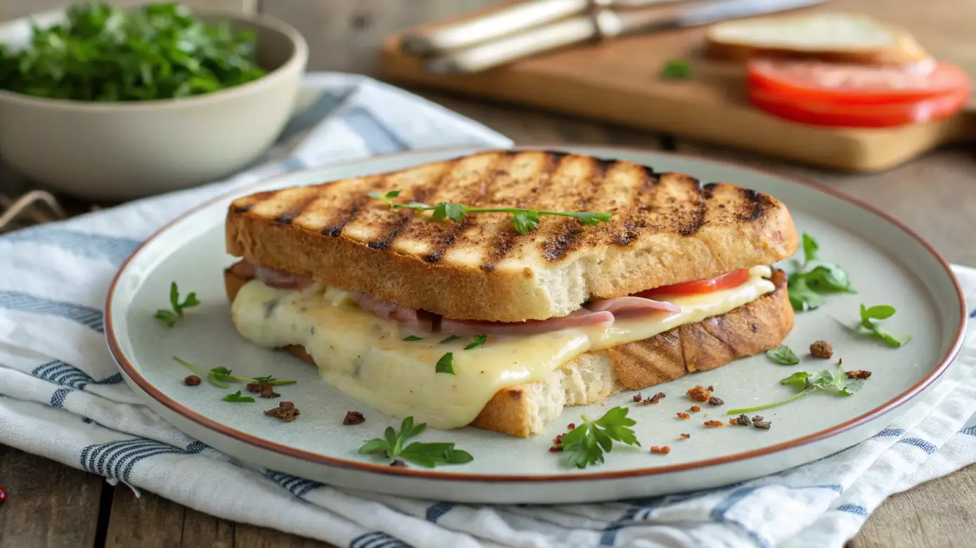 croque monsieur au grille-pain croustillant et gourmand