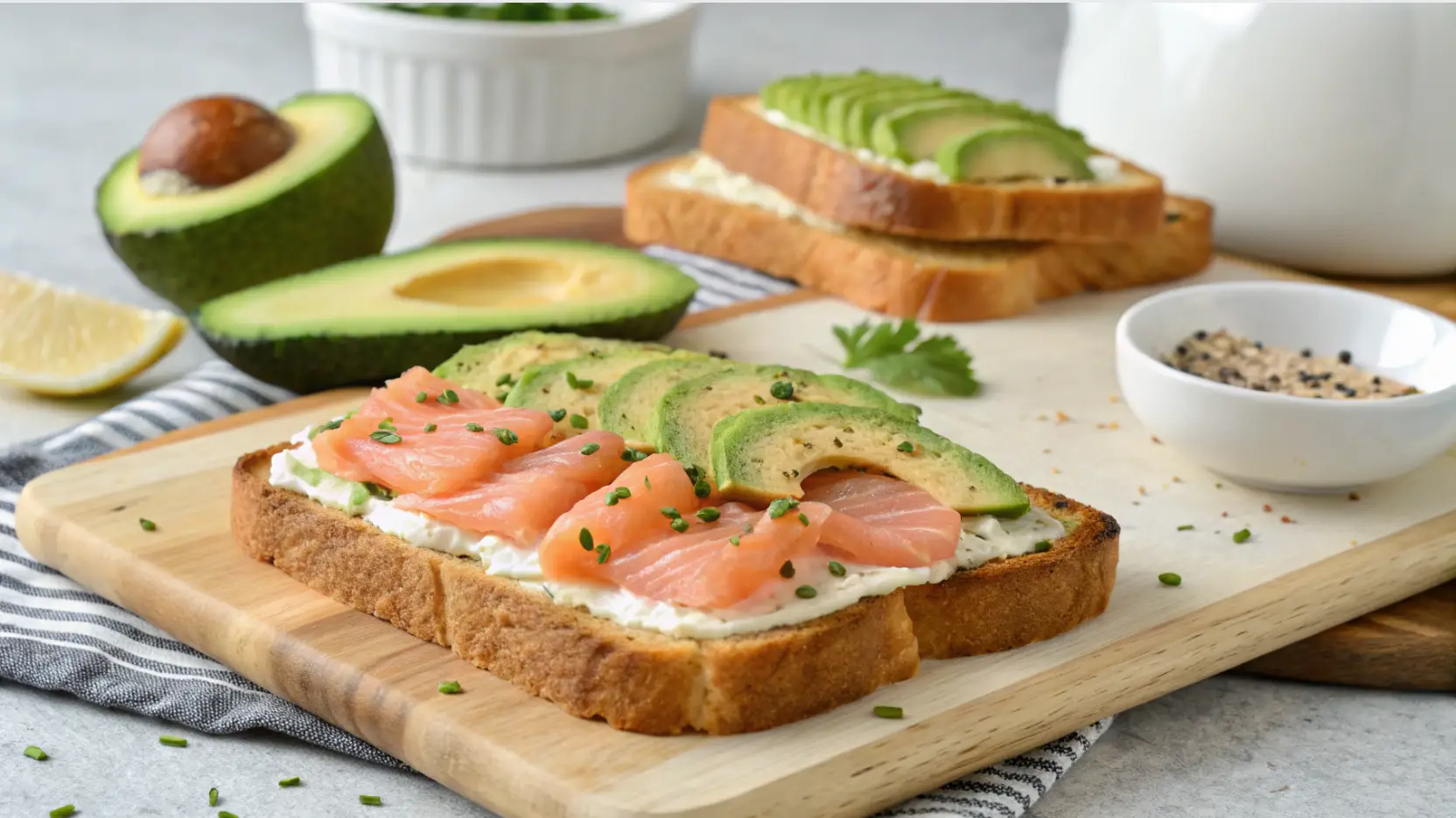 toast avocat saumon gourmand et sain